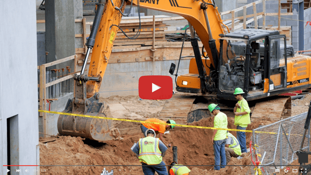 Crush by Construction Equipment